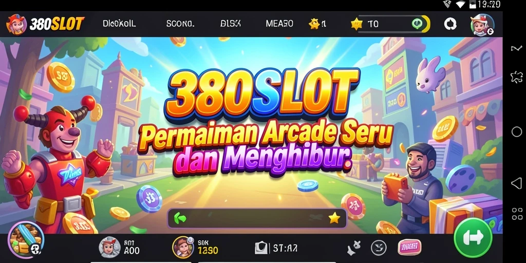 Screenshot 380SLOT menampilkan gameplay Arcade yang mendebarkan.
