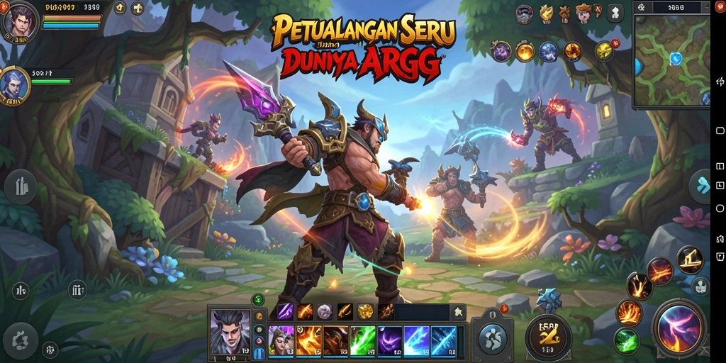 Gameplay seru dalam dunia ARPG yang menantang.