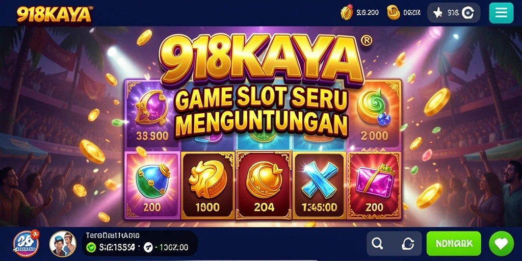 Tampilan gameplay 918KAYA yang menarik dan penuh warna.