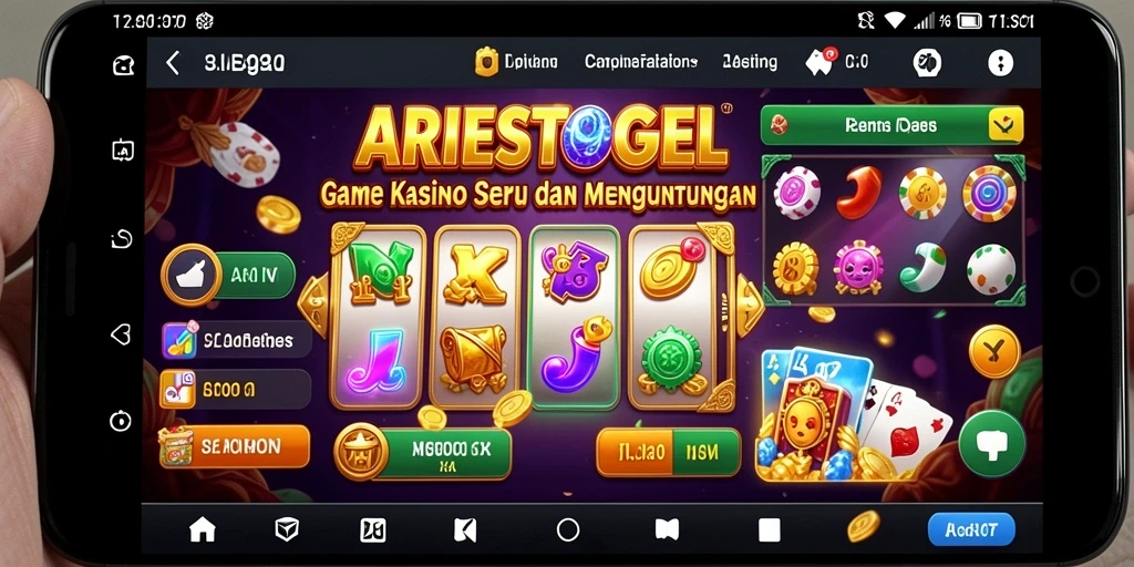 Tampilan gameplay yang seru dan menghibur dari ARIESTOGEL.