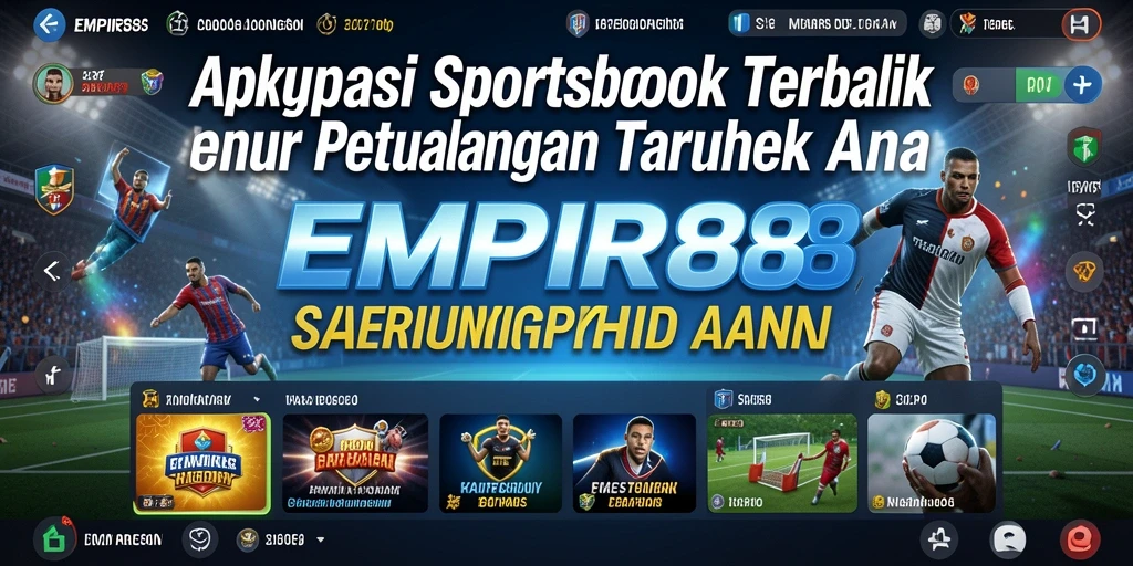 Screenshot EMPIRE88 menunjukkan antarmuka sportsbook yang menarik.