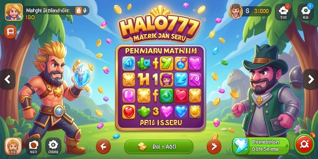 Tampilan gameplay HALO777 yang menakjubkan dengan kombinasi warna-warni.