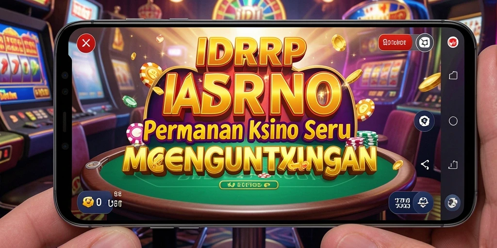 Screenshot game IDRRP menampilkan suasana kasino yang mengasyikkan.