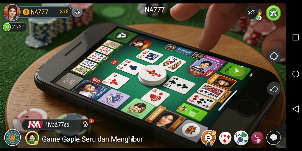 Gameplay Gaple yang seru dan menarik di INA777.