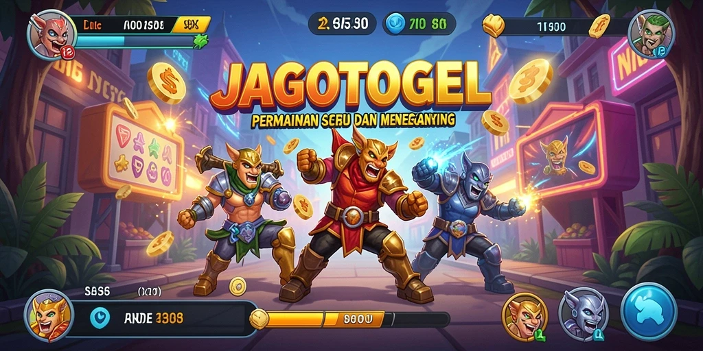 Tampilan gameplay seru dari JAGOTOGEL dengan level menantang.