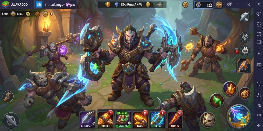 Screenshot menunjukkan aksi seru dalam gameplay JUARA666 yang menegangkan.