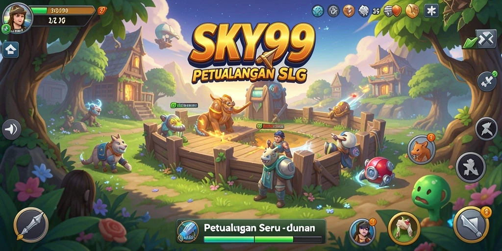 Tampilan gameplay epik dan strategi mendalam dalam SKY99.