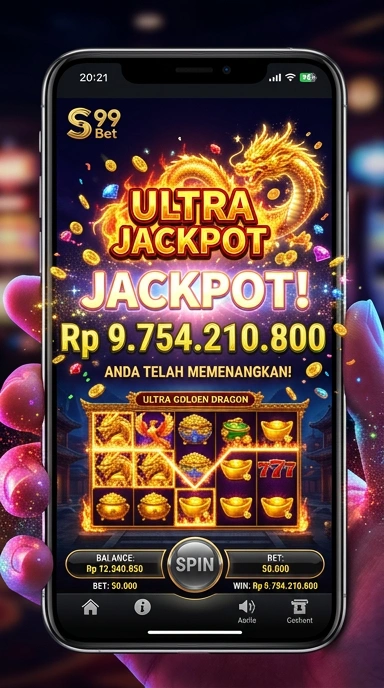 Antarmuka pengguna aplikasi slot99bet yang menarik dan intuitif.